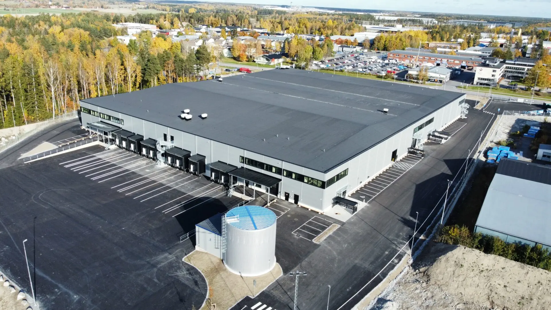 Mileway — Märsta — Sprinkleranläggning · Logistik