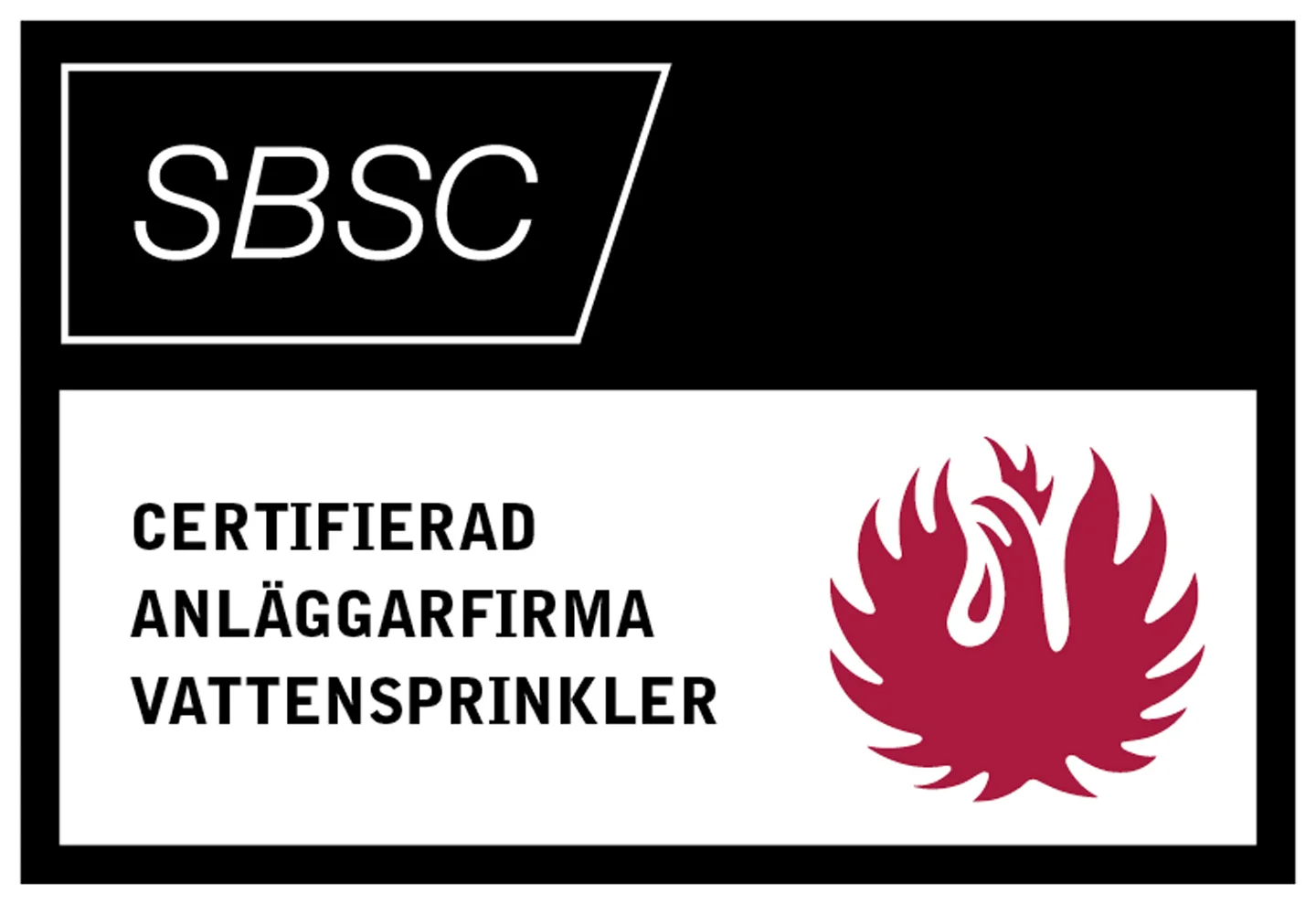 SBSC Certifierad Anläggarfirma Vattensprinkler